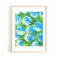 Blue Hydrangea art print