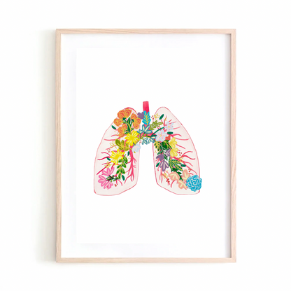 Lungs art print