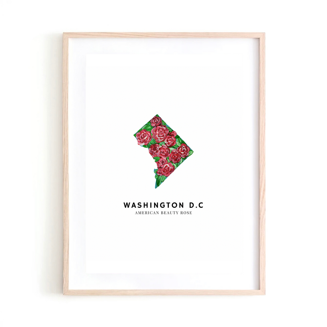 Washington D. C. State Flower art print