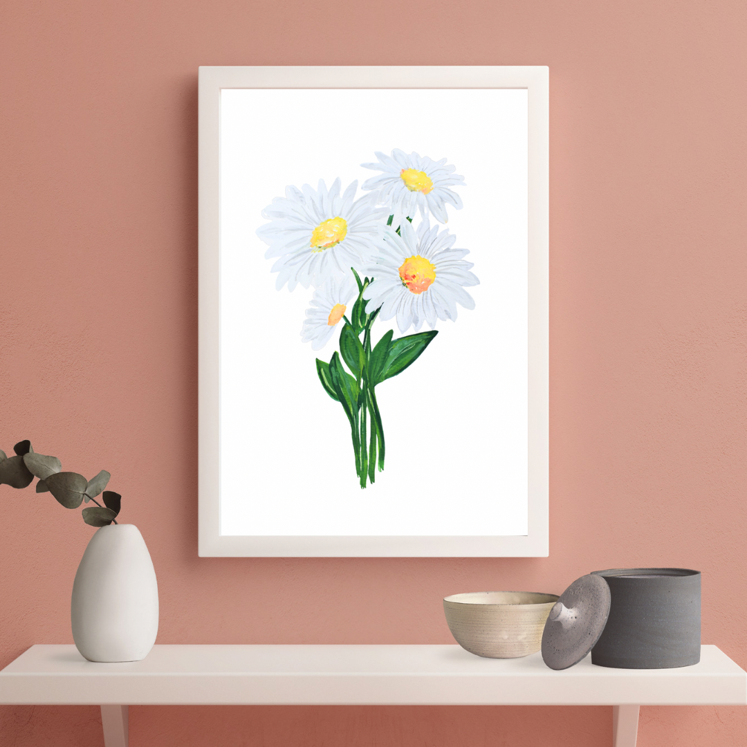 Daisy art print