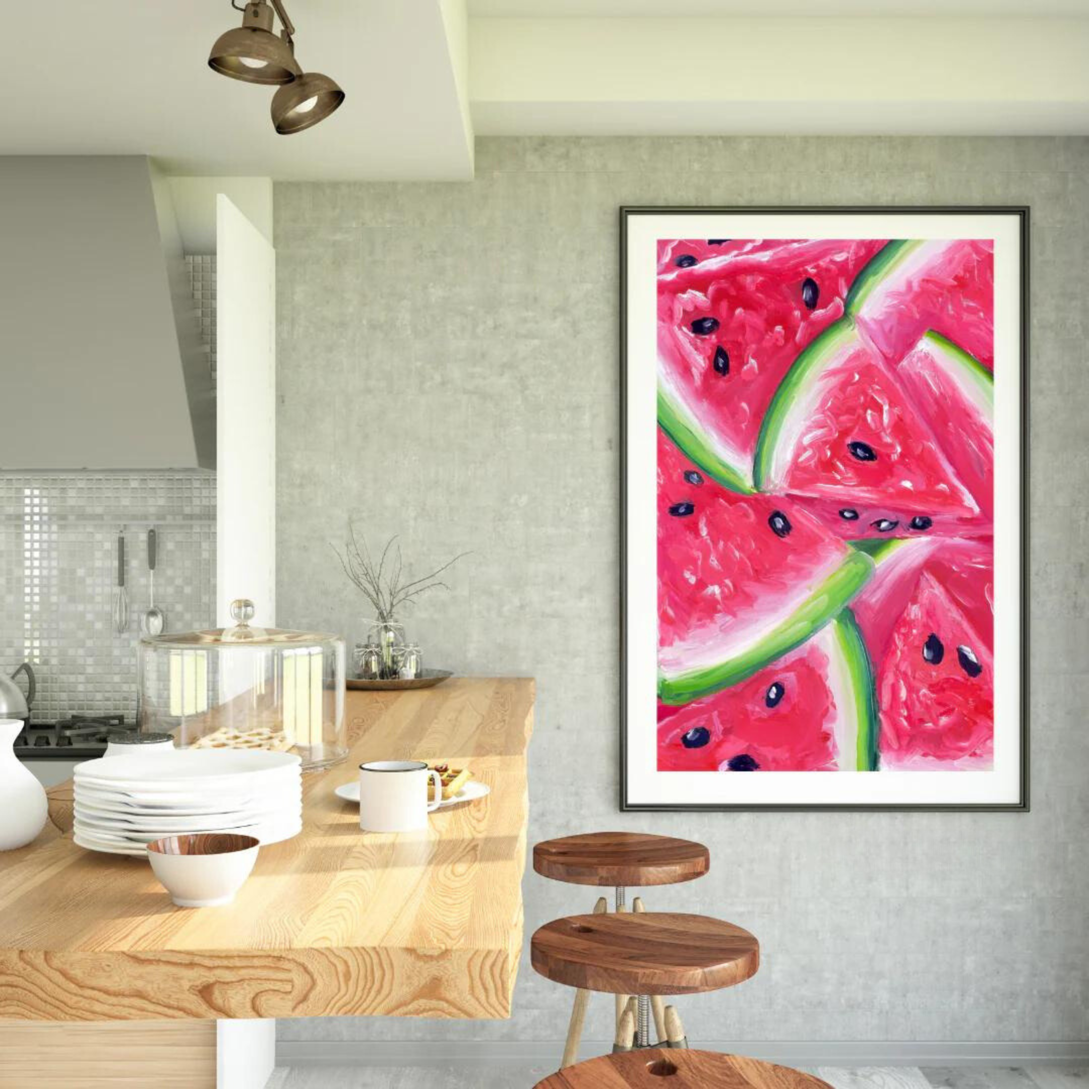 Watermelon art print