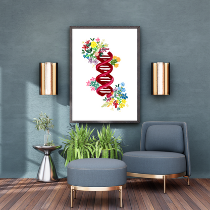 DNA art print