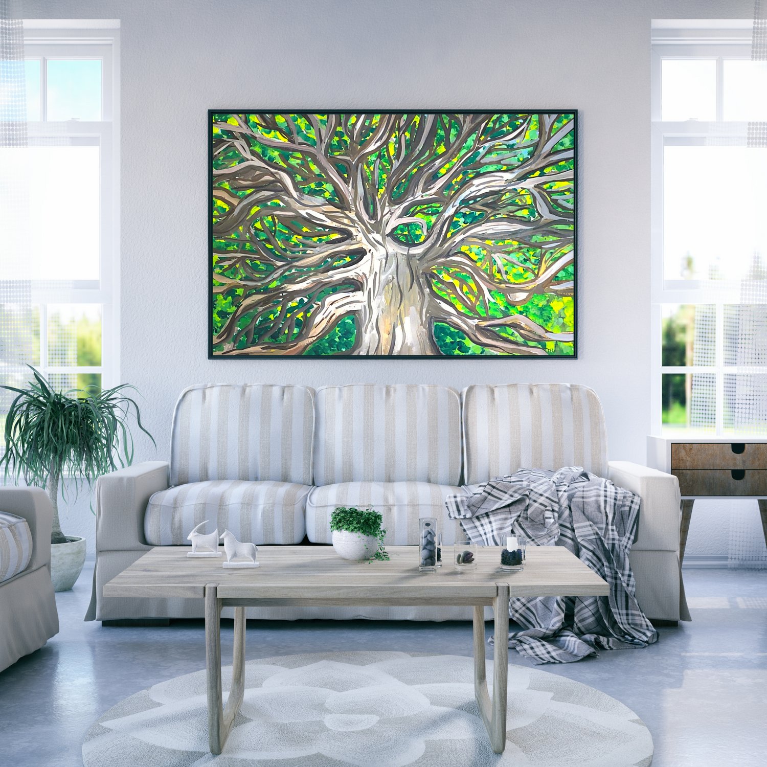 Angel Oak Tree Charleston art print