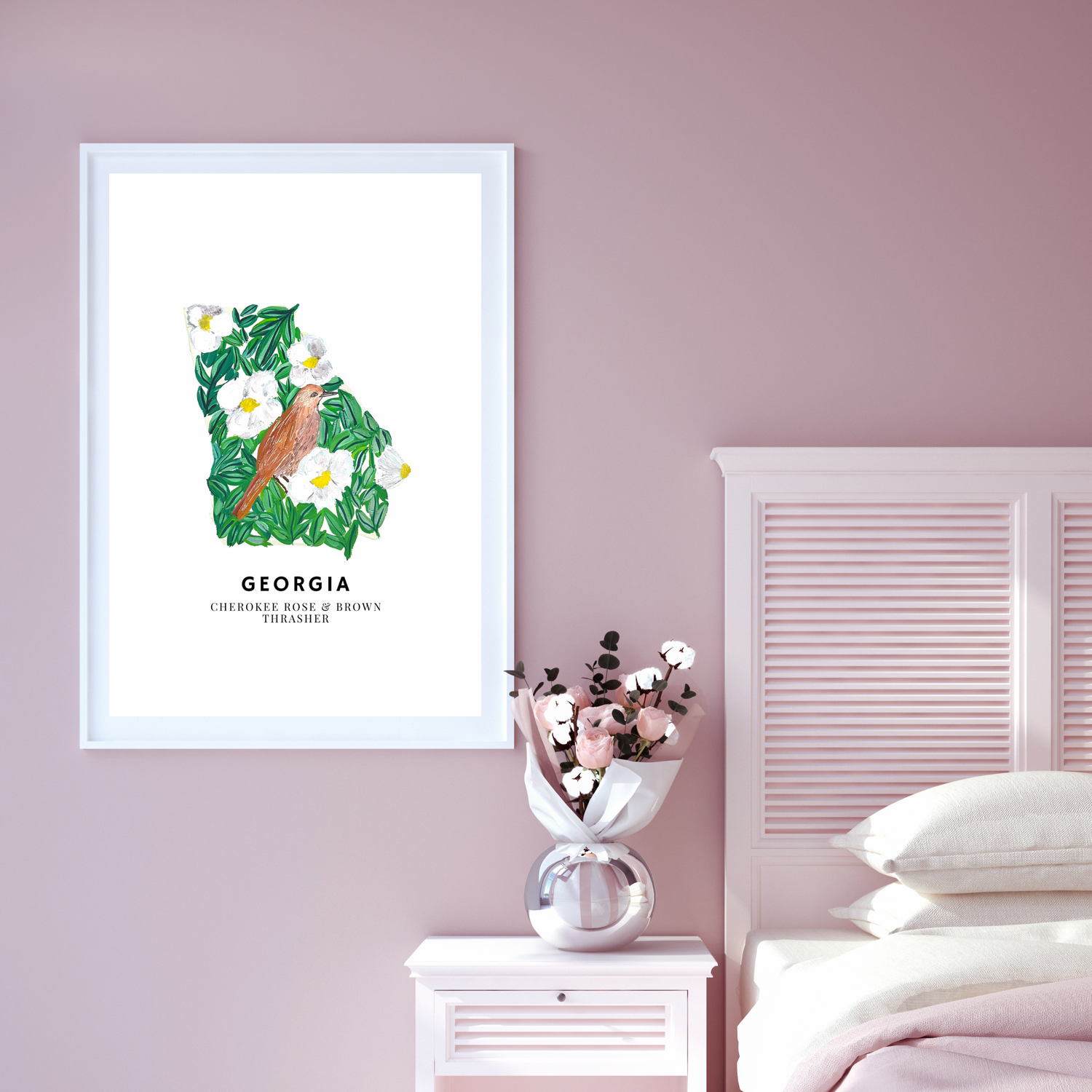 Hydrangea Flowers art print