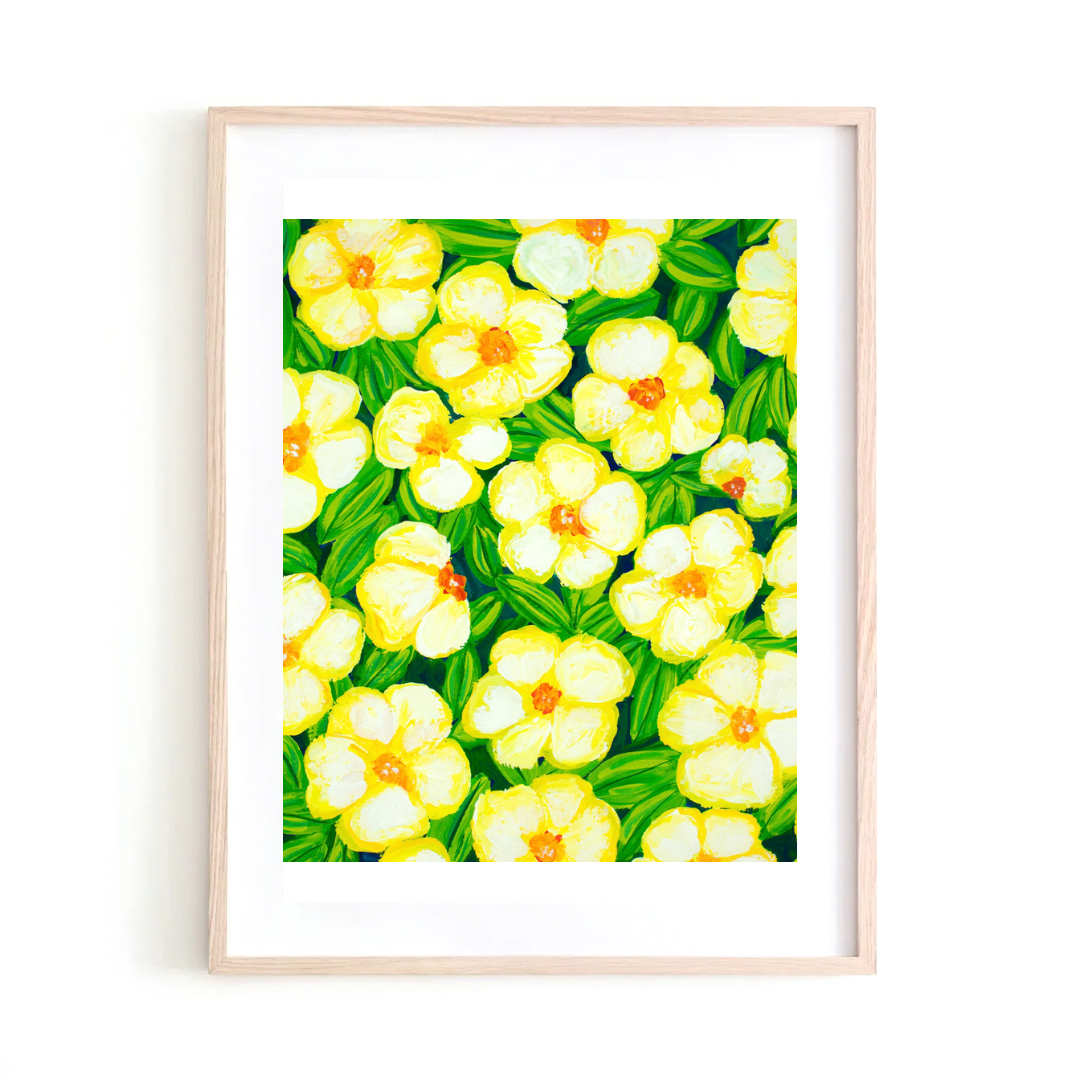 Yellow Jasmine art print