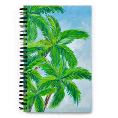 Palm Spiral Lined Notebook