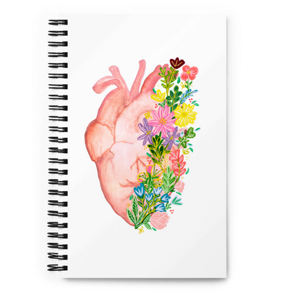 Heart Spiral Lined Notebook