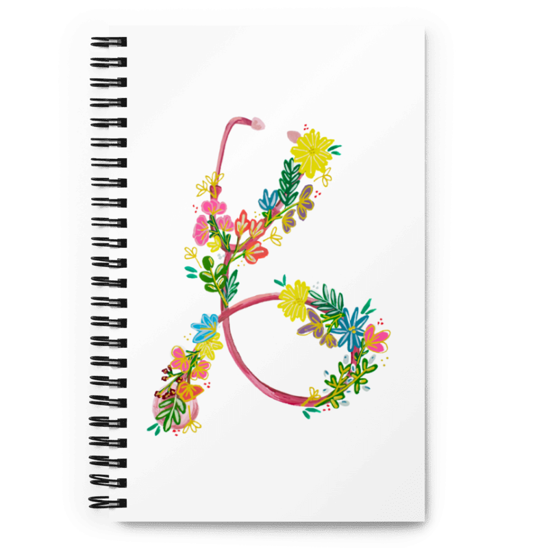 Stethoscope Spiral Lined Notebook