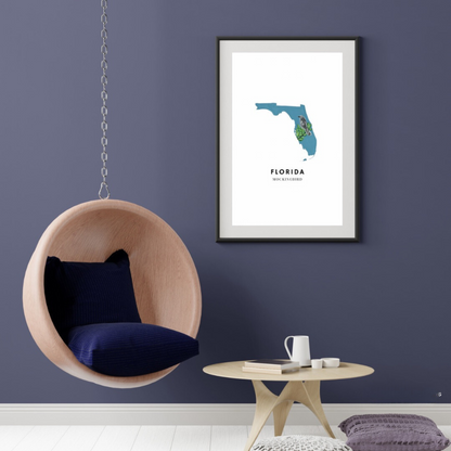 Florida State Bird art print