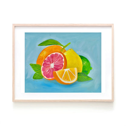 Fresh fruit art print