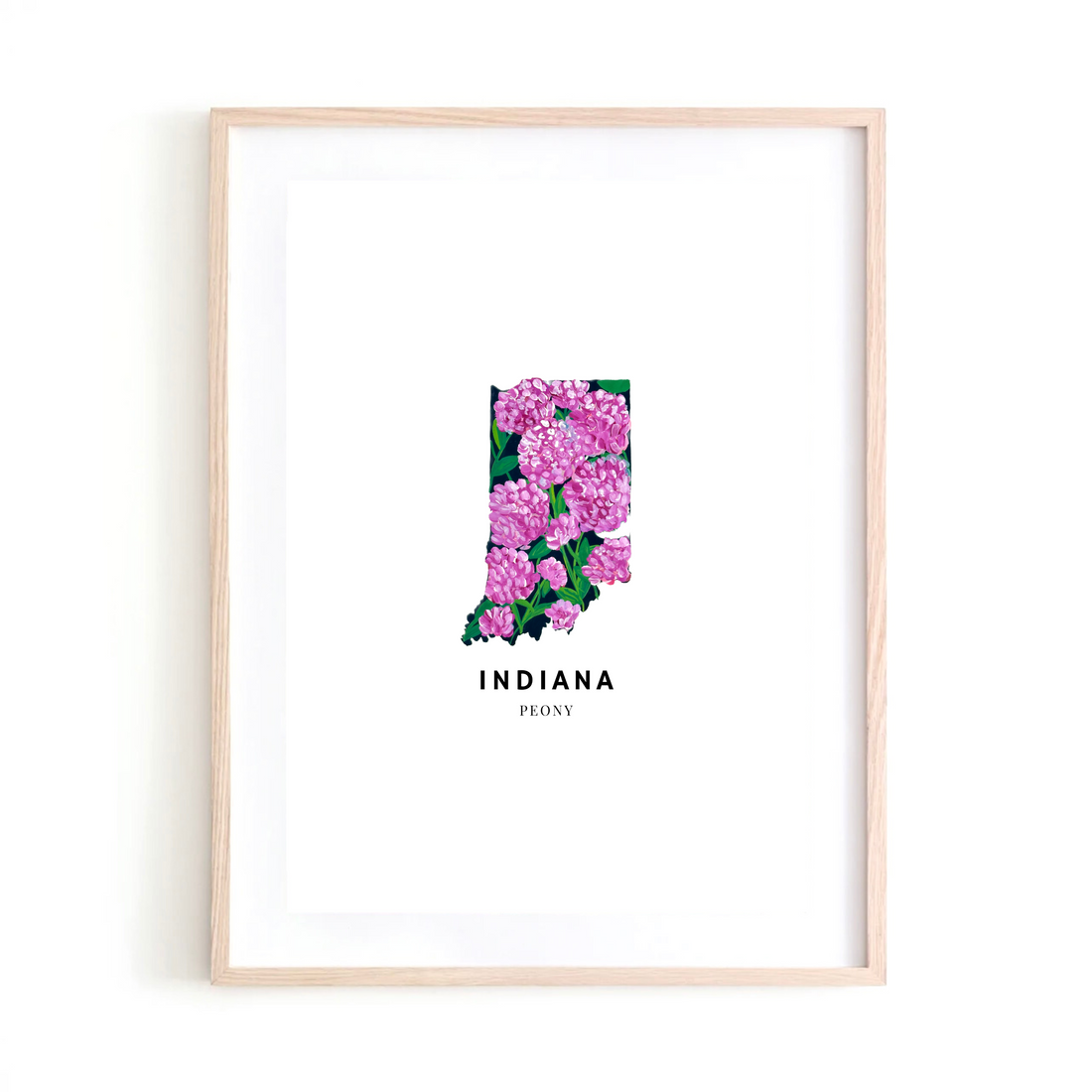 Indiana State Flower art print