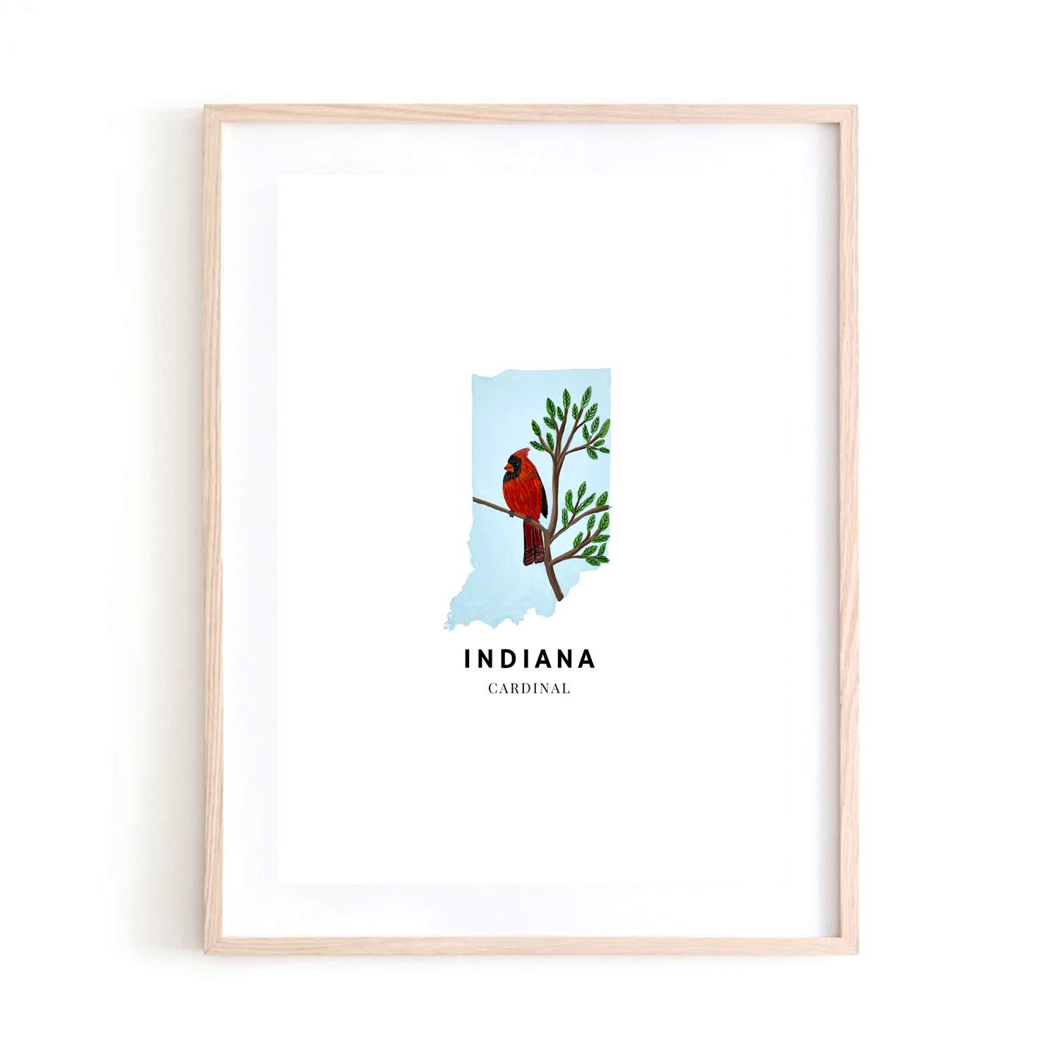 Indiana State Bird art print