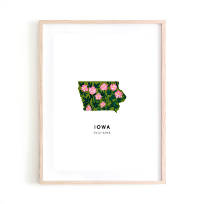 Iowa State Flower art print