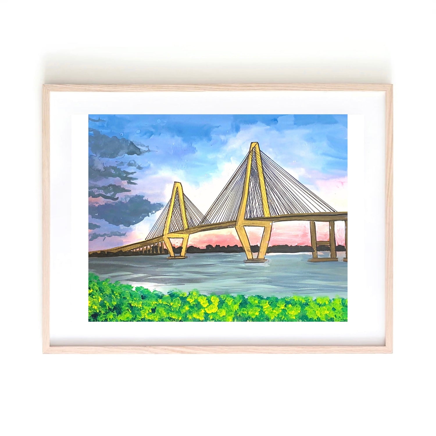 Arthur Ravenel Jr. Bridge Charleston art print