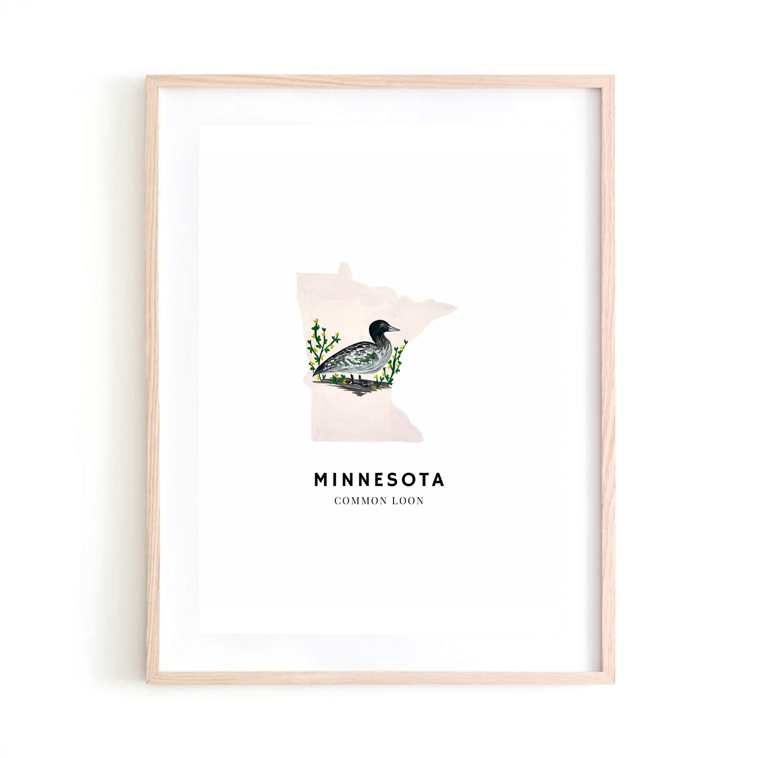 Minnesota State Bird art print