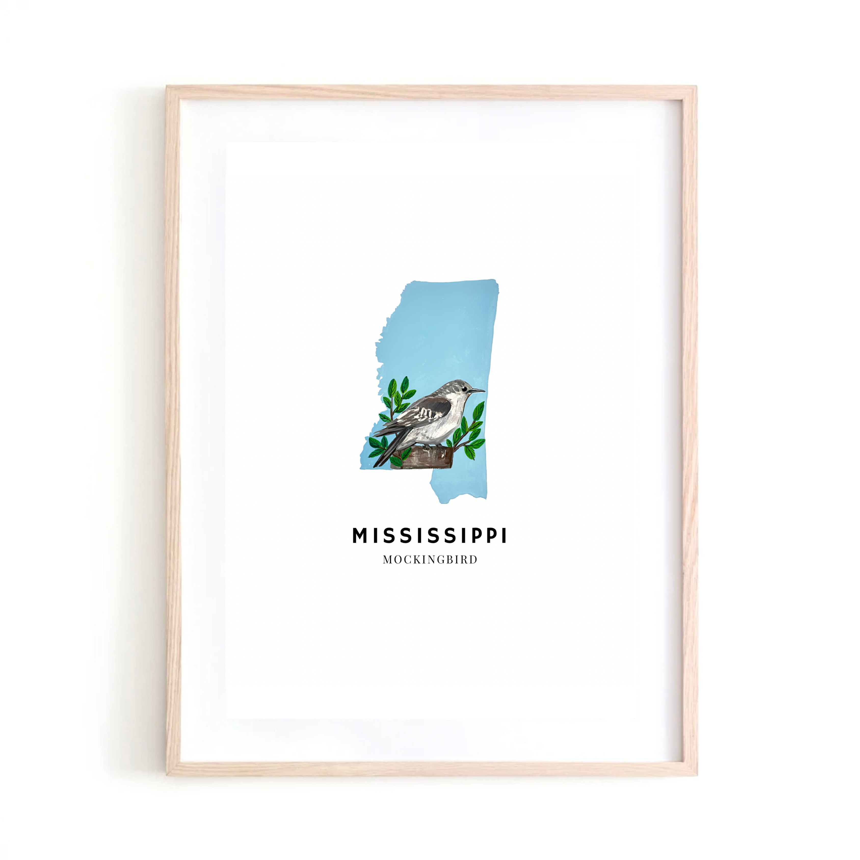 Mississippi State Bird art print