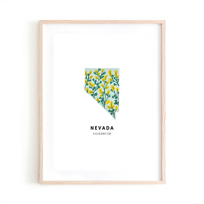 Nevada State Flower art print
