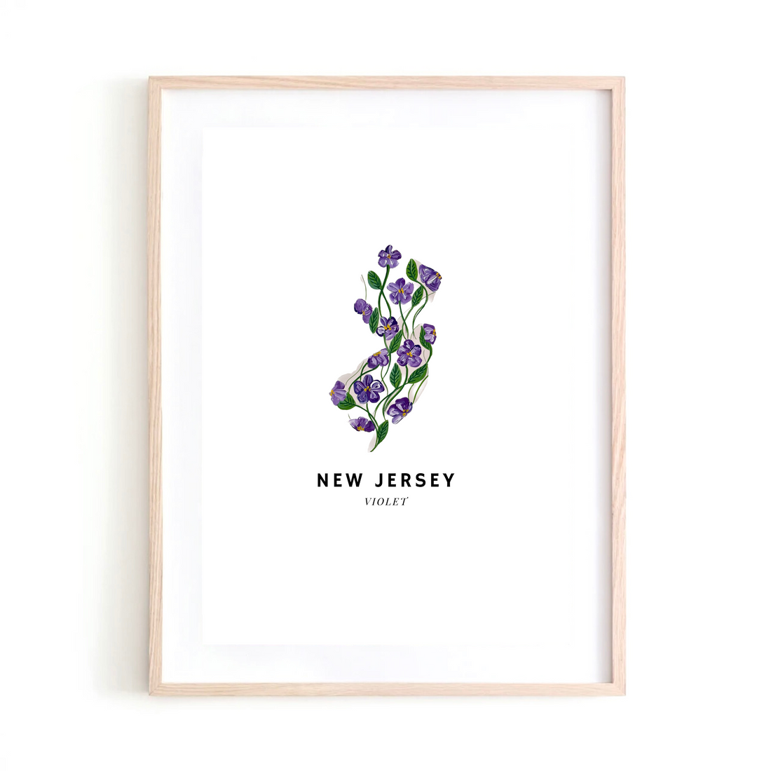 New Jersey State Flower art print