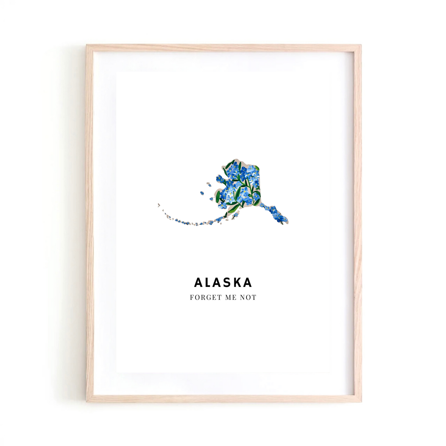 Alaska State Flower art print