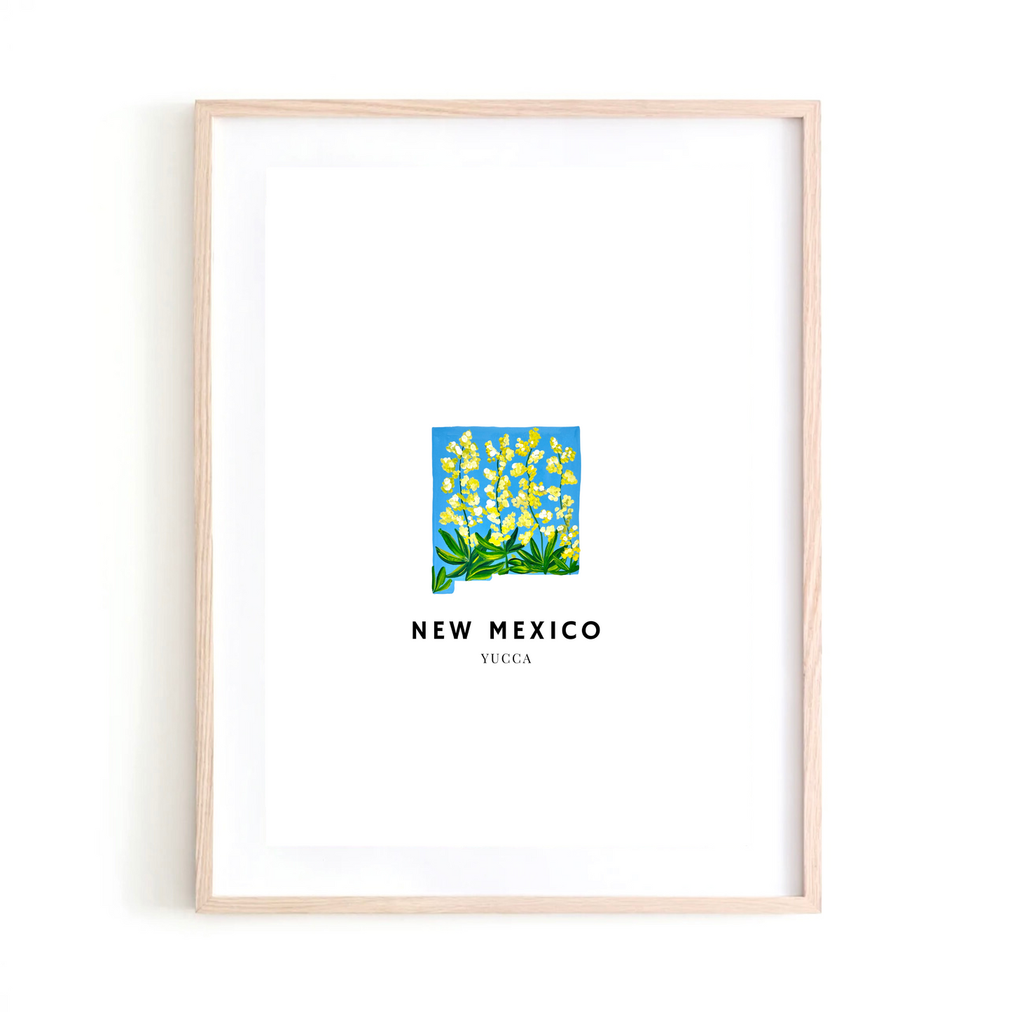 New Mexico State Flower art print
