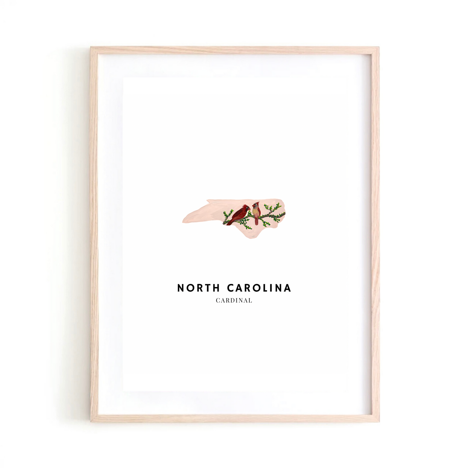 North Carolina State Bird art print