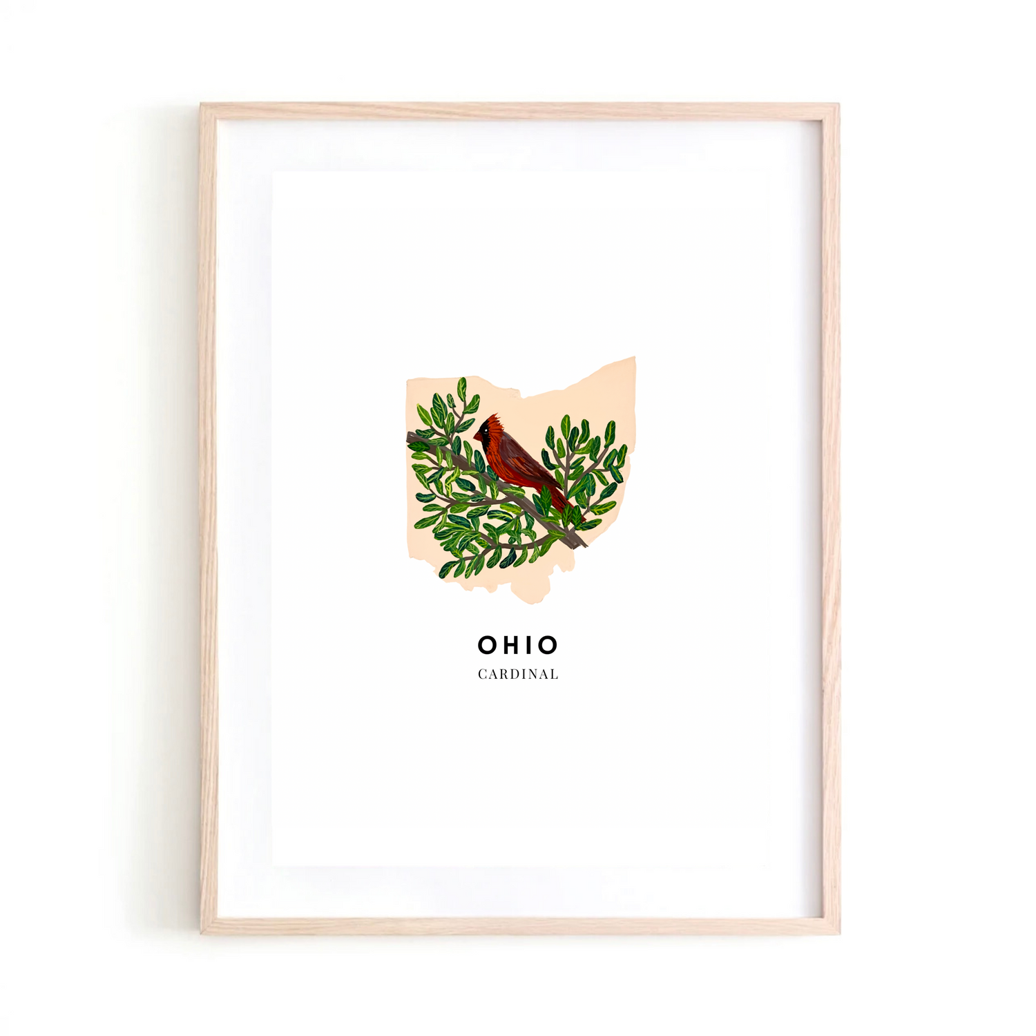 Ohio State Bird art print