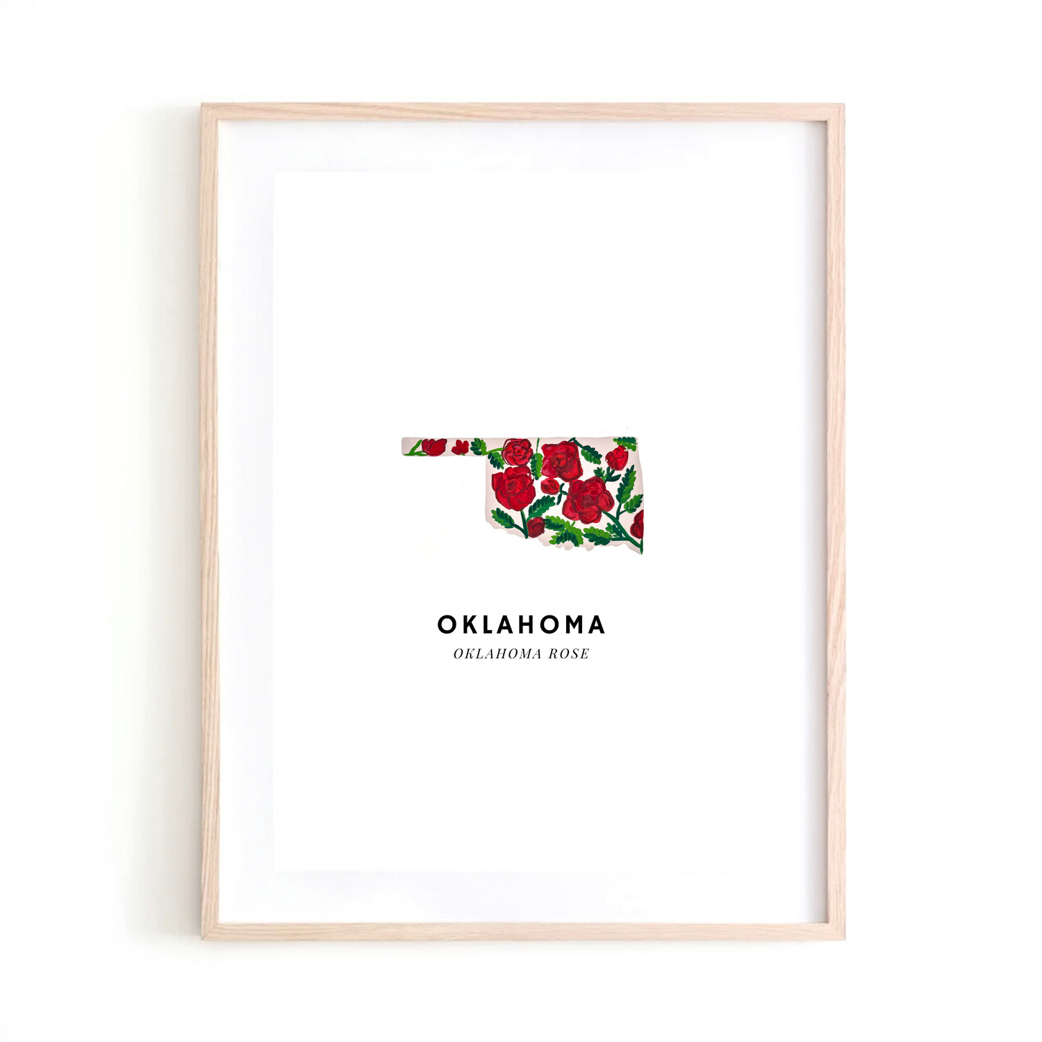 Oklahoma State Flower art print