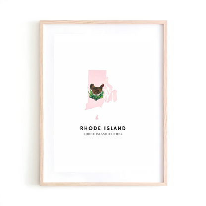 Rhode Island State Bird art print