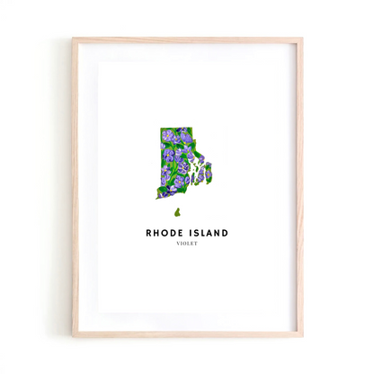 Rhode Island State Flower art print
