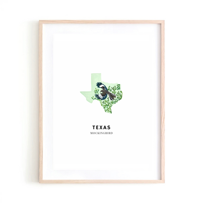Texas State Bird art print