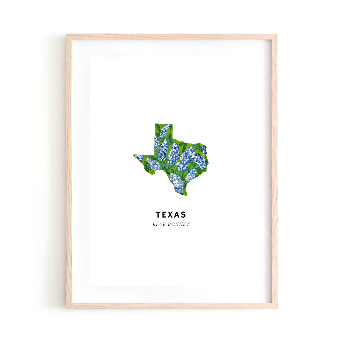 Texas State Flower art print