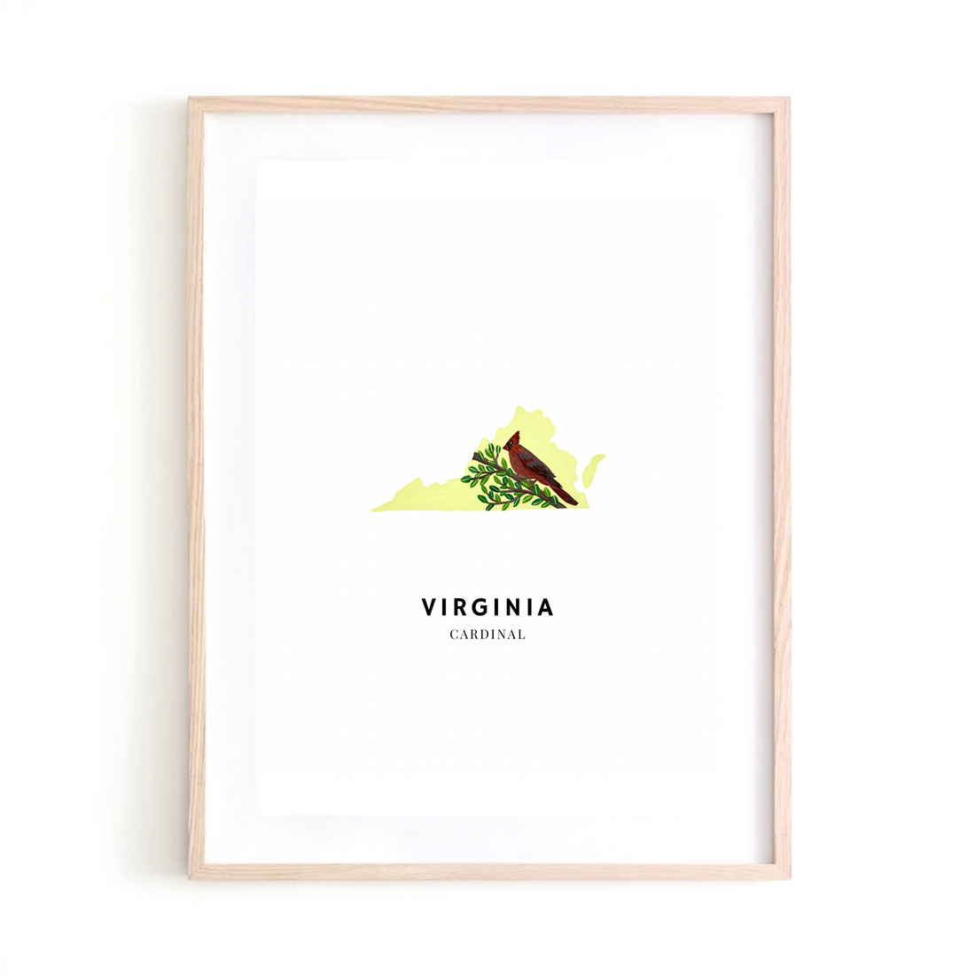Virginia State Bird art print