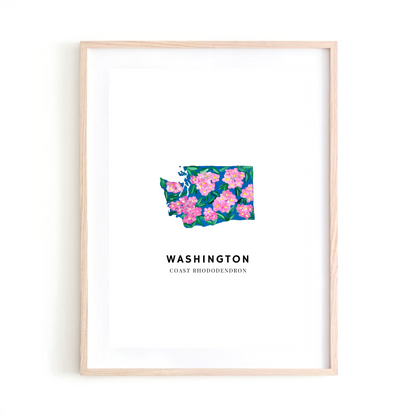 Washington State Flower art print