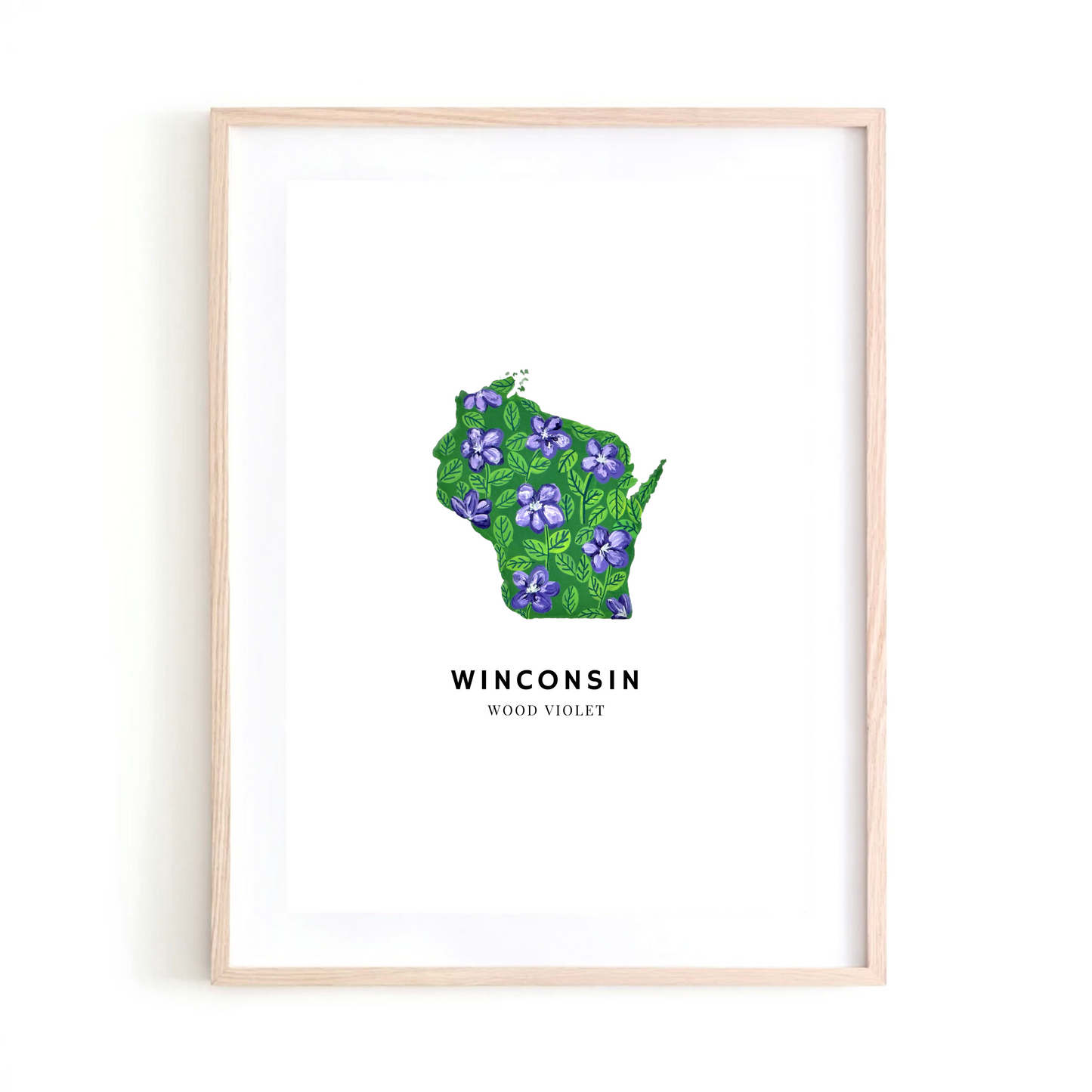 Wisconsin State Flower art print