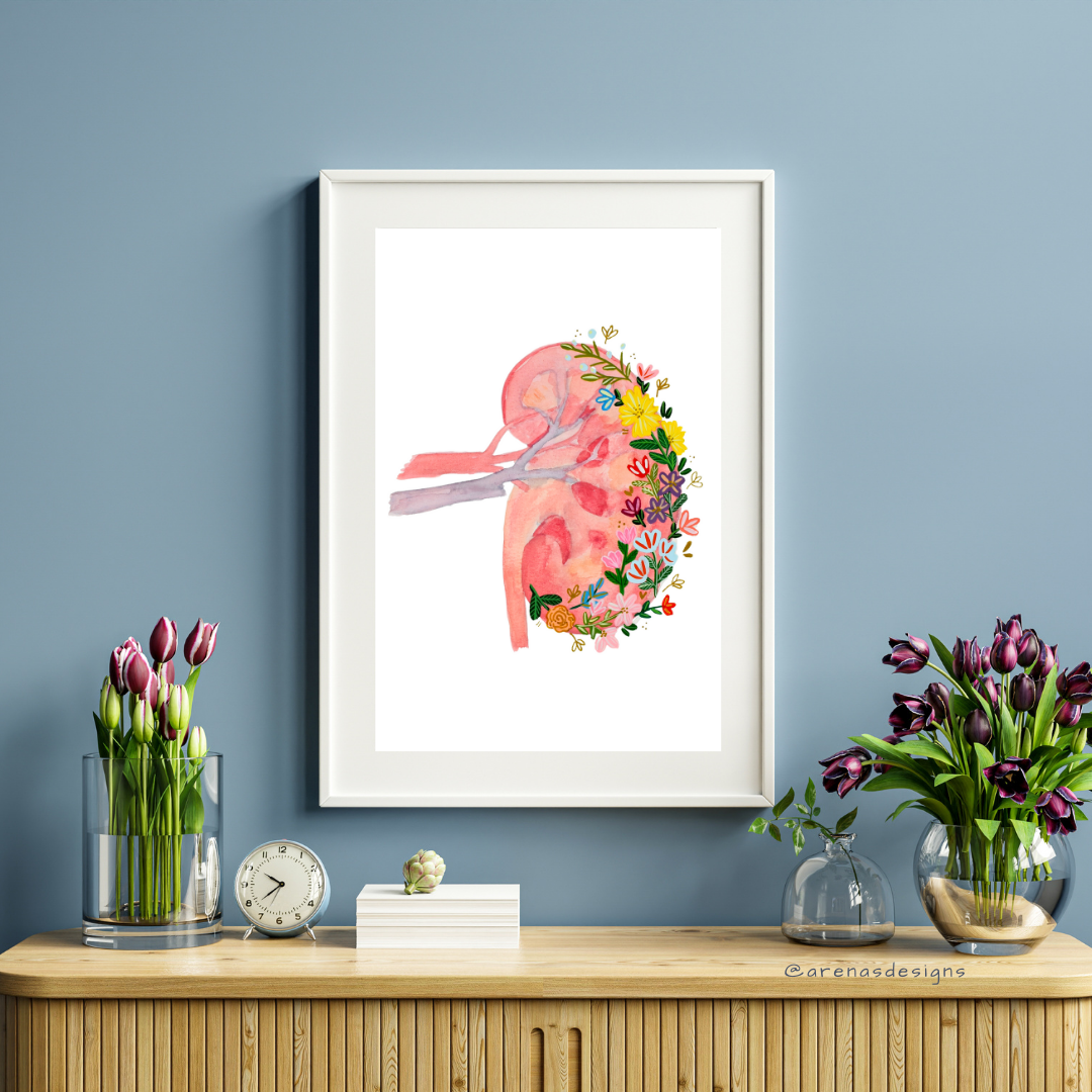 Kidney art print