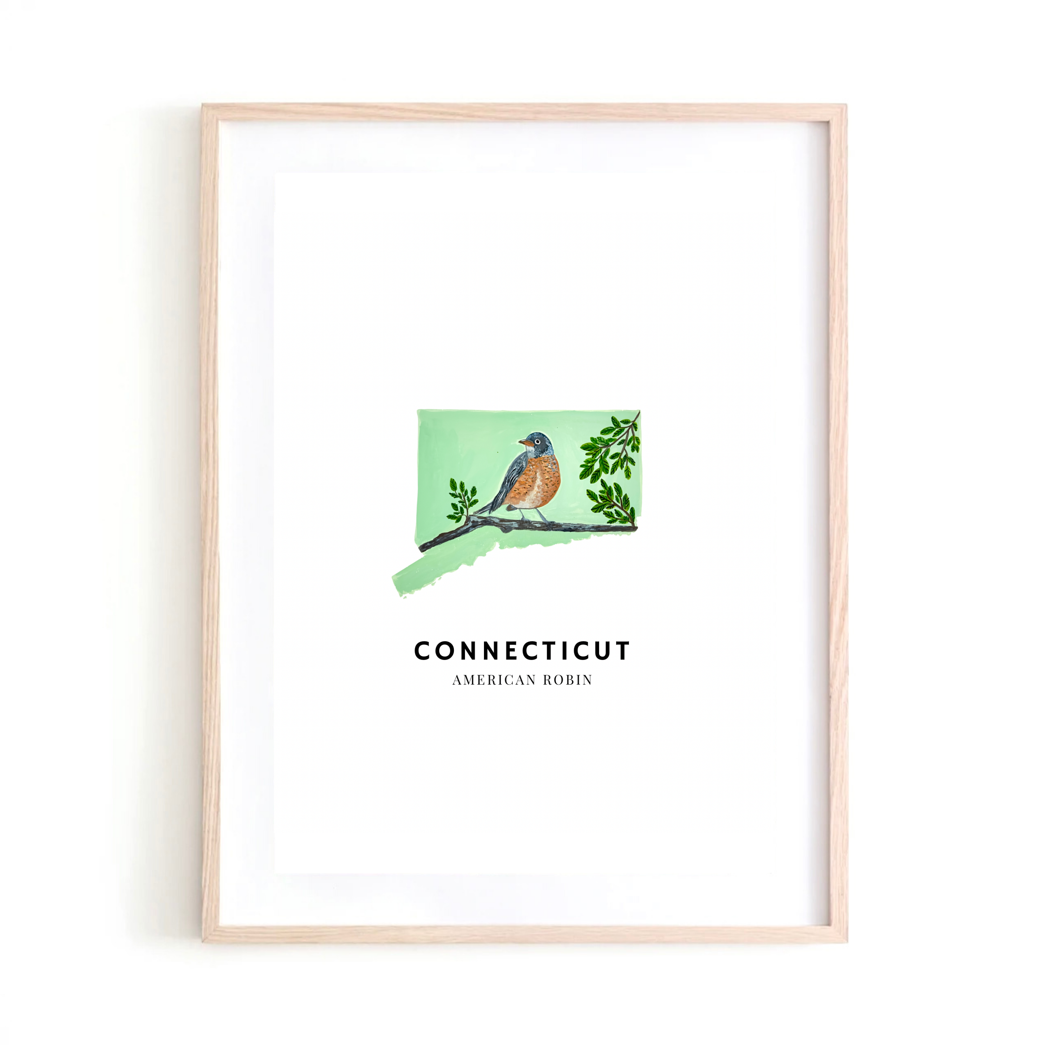 Conneticut State Bird art print