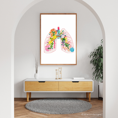 Lungs art print