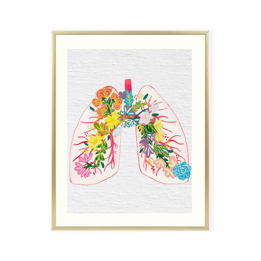 Lungs Medicine & Flowers  Originals