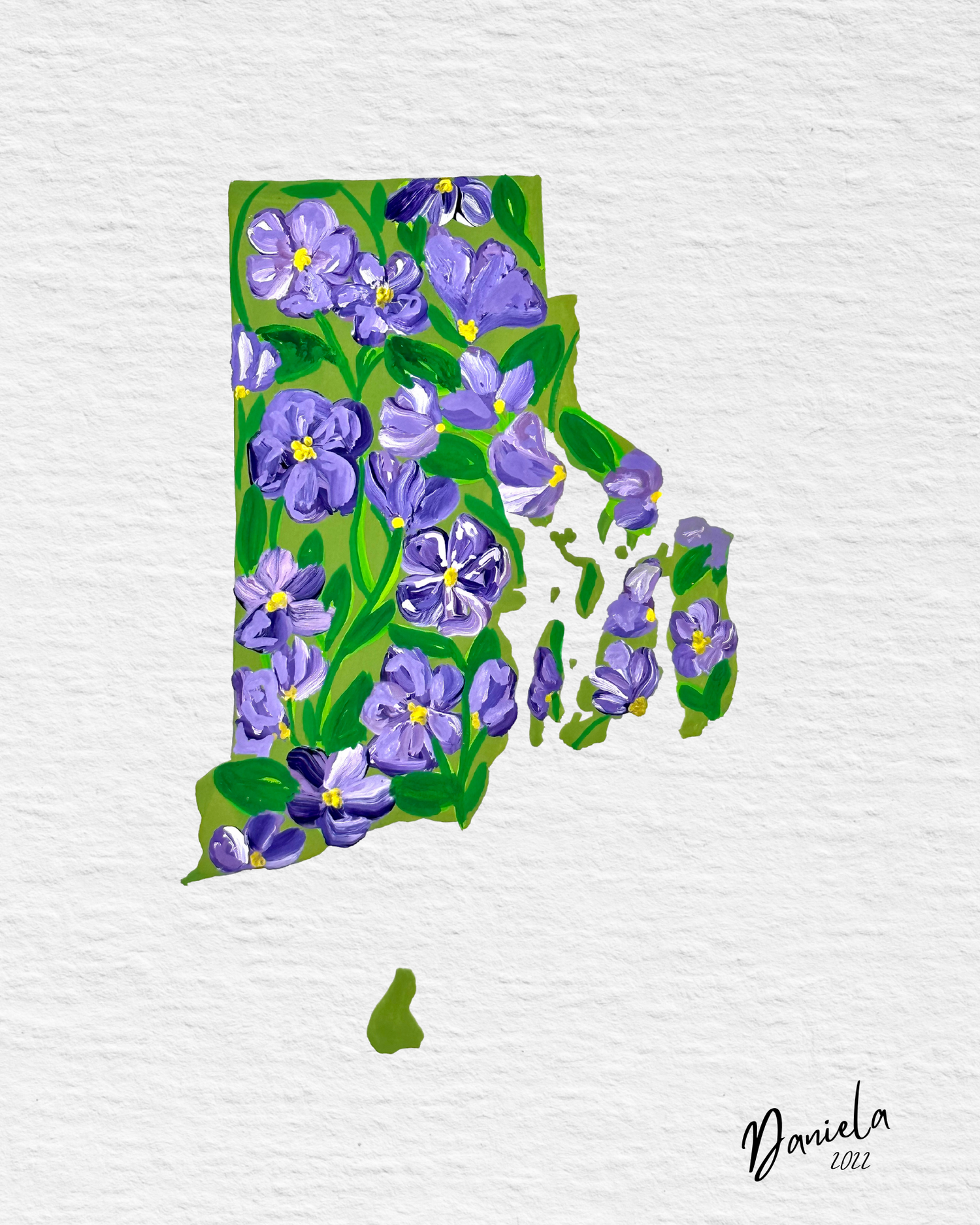 Rhode Island State Flower original