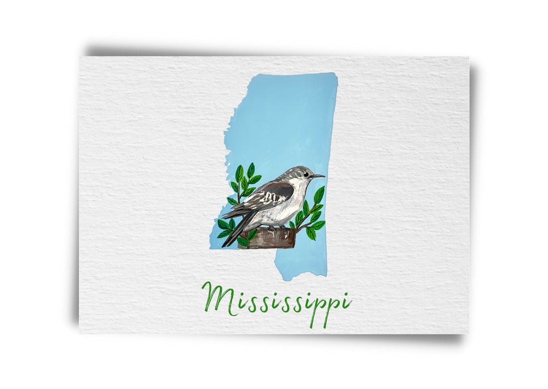 Mississippi State Birds Postcard