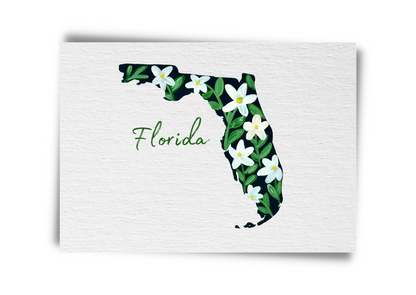 Florida State Flowers Postcard