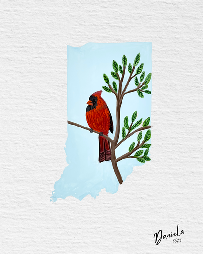 Indiana State Bird Original