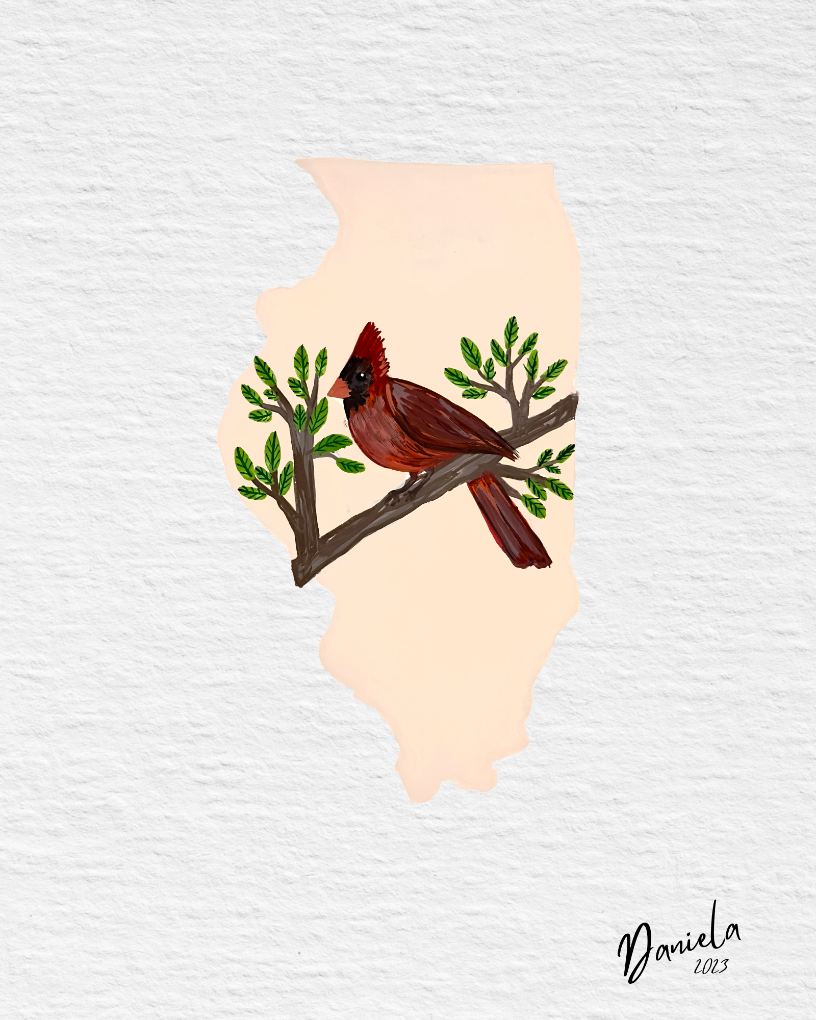Illinois State Bird Original