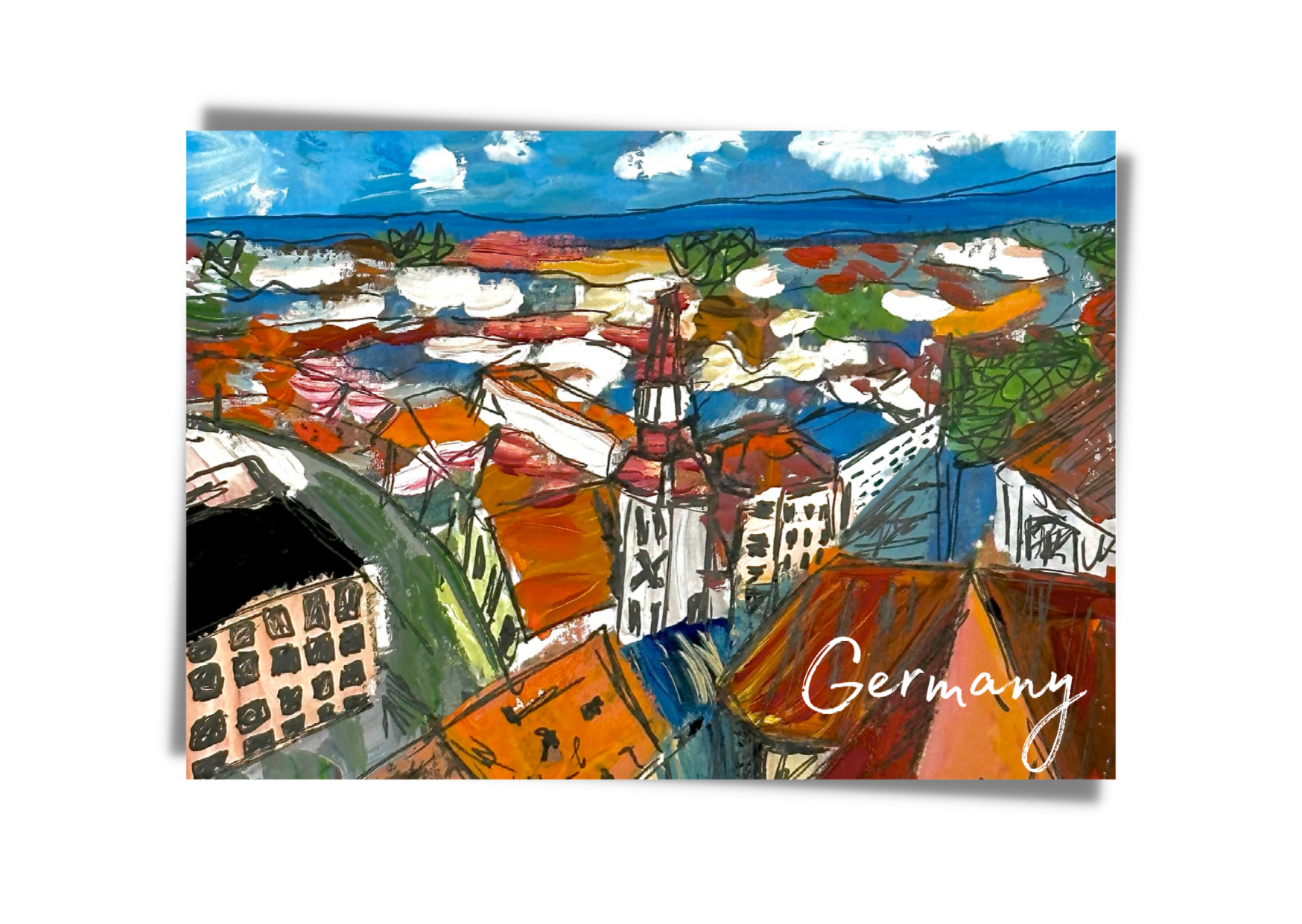 Germany postcard