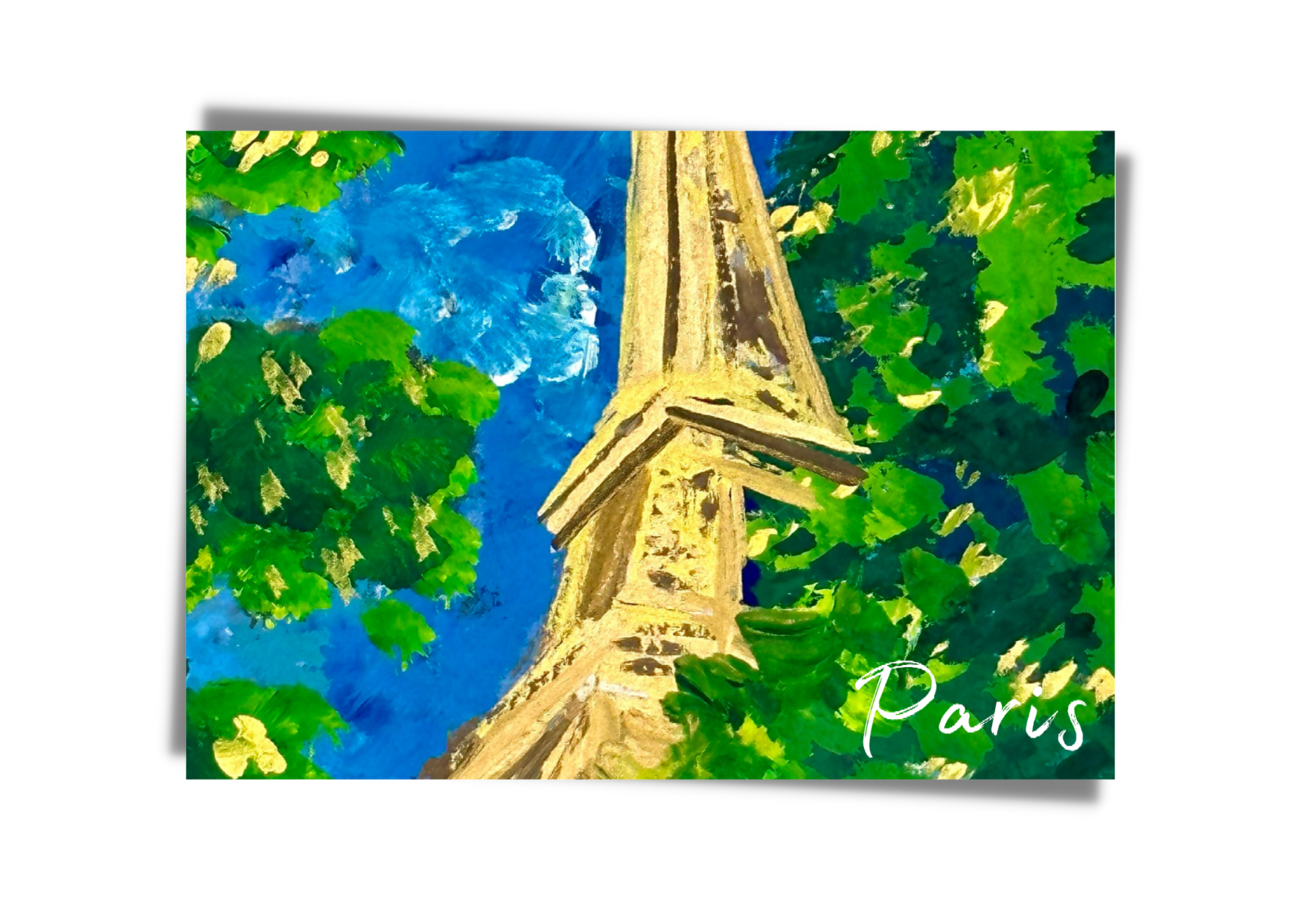 Paris Day postcard