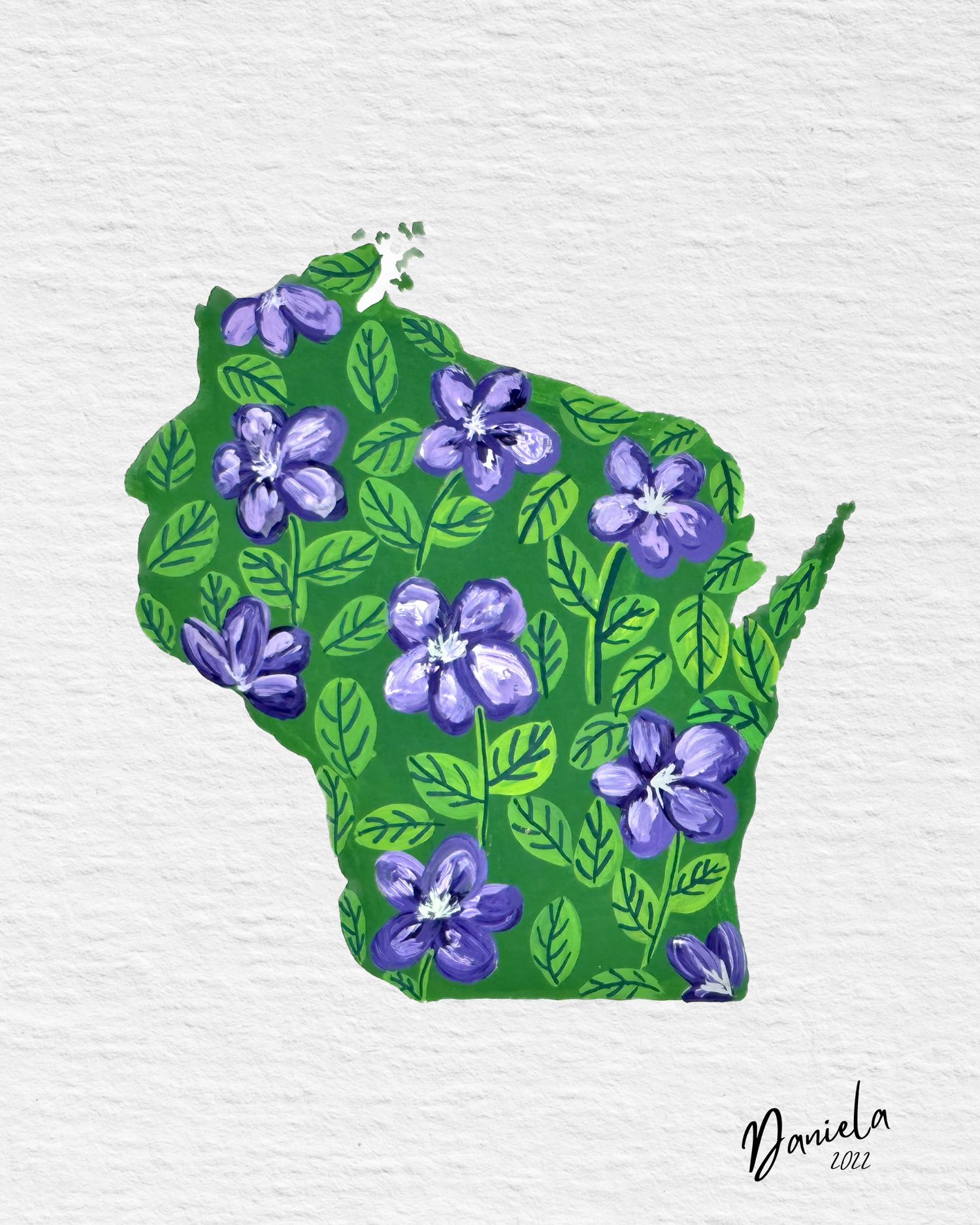 Wisconsin State Flower original